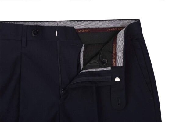 P&L Men's Premium Classic Fit 2 Piece Suit, 2 Button Blazer Jacket & Pants for Big and Tall, Daily Wear, Business & Wedding Navy - Image 2