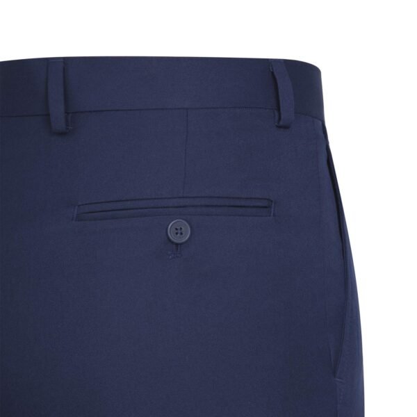 P&L Men's Suits 2 Piece Classic Fit - Polyester Single Breasted 2 Buttons Blazer & Trousers Cobalt Blue - Image 2